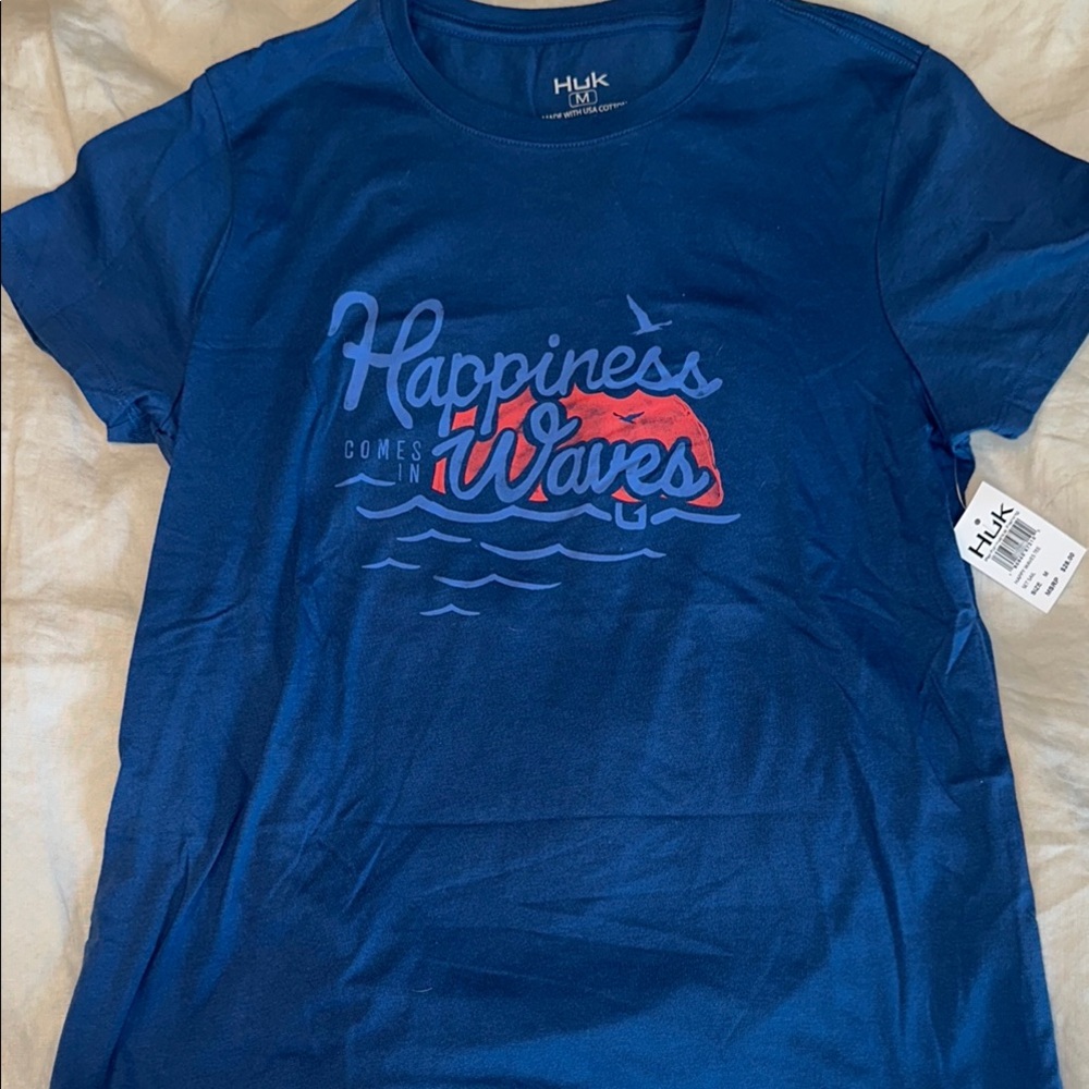 Huk Blue Graphic T-Shirt